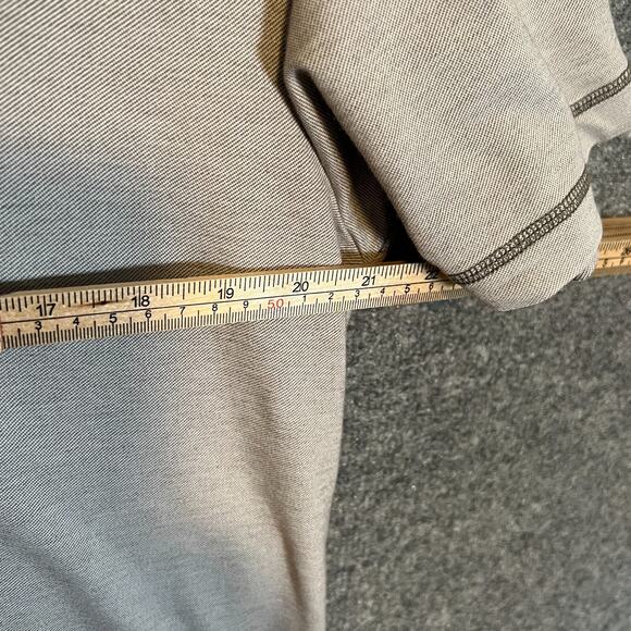 Travis Mathew Shirt Mens Large Gray Polo Shirt Stretch Short Sleeve Golf - Picture 8 of 10